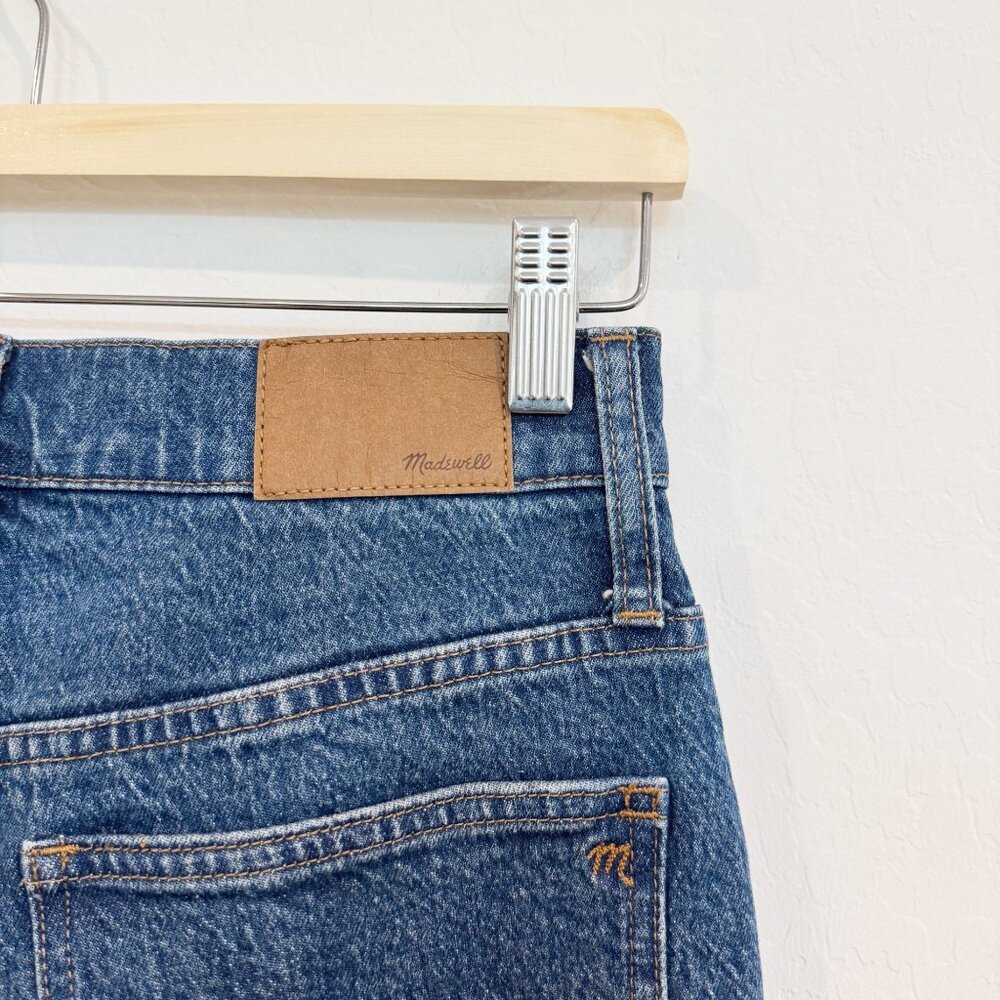 Madewell The Perfect Vintage 90s Tapered High‎ Rise Mom Dark Blue Jeans Size 27 - Picture 9 of 12